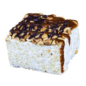 Pretzel Surprise Chocolate Caramel Marshmallow Crispycake